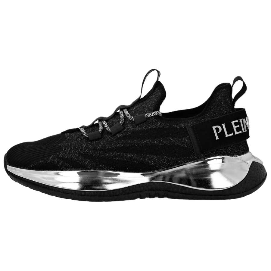PLEIN SPORT Low top Casual Shoes Unisex Black/Nickel