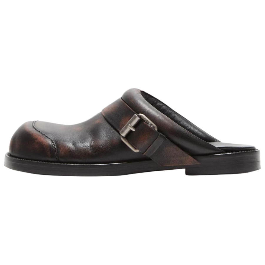 Acne Studios Acne Studios Rubber Sole Closed Toe Slippers Women's Brown