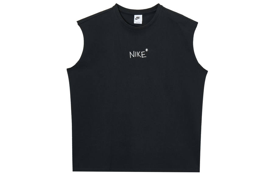 Nike Nike Tank Tops Men's Black Crew Neck Moderate Sleeveless
