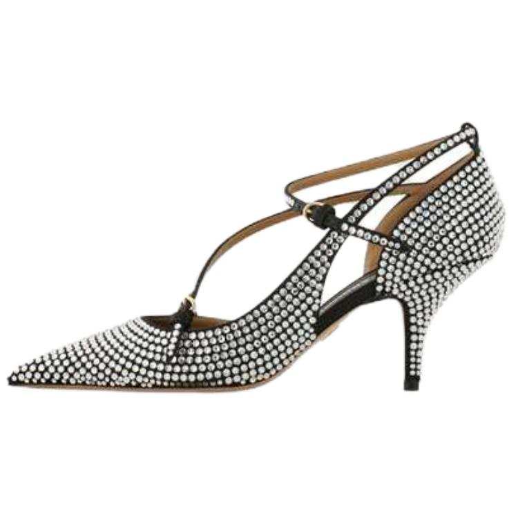FERRAGAMO Slim Heel High Heels 7cm Women's Black