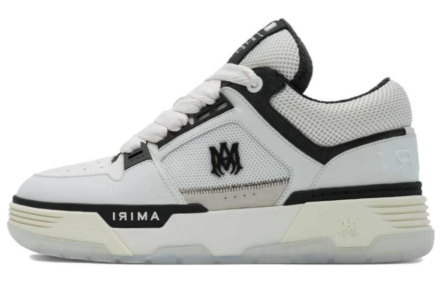AMIRI MA 1 Low top Skateboard Shoes Women's Black White