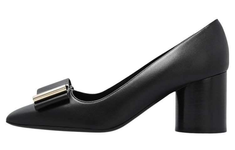 Ferragamo FERRAGAMO Double-bow 60mm Leather Pumps