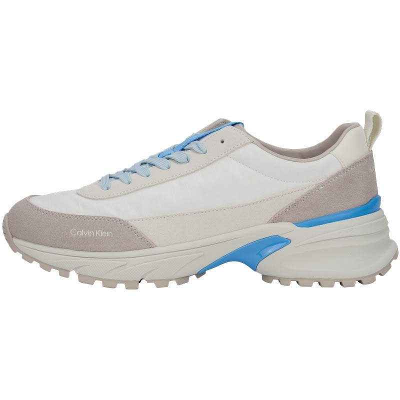CKJ CALVIN KLEIN JEANS Low top Casual Shoes Men's White & Blue