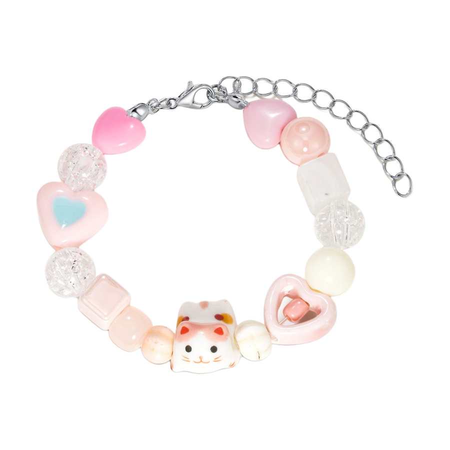 Barbie Alloy Resin Beaded Bracelets Women's