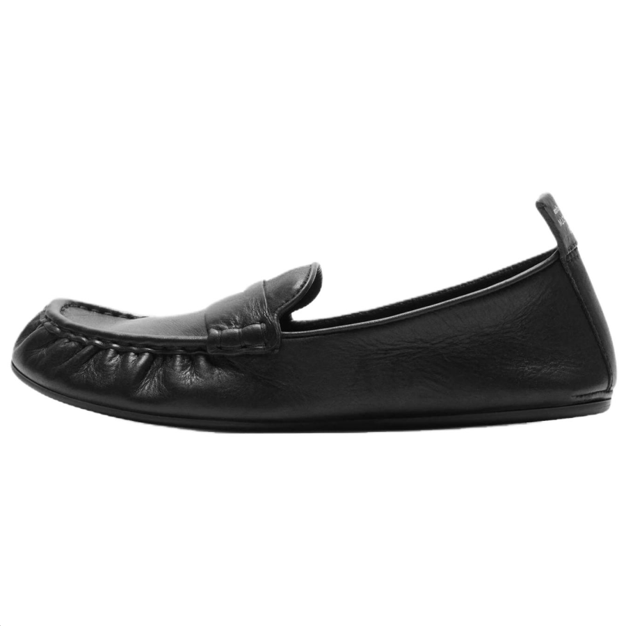 Acne Studios Acne Studios Cow Leather Casual Shoes 0.5cm Women's Black