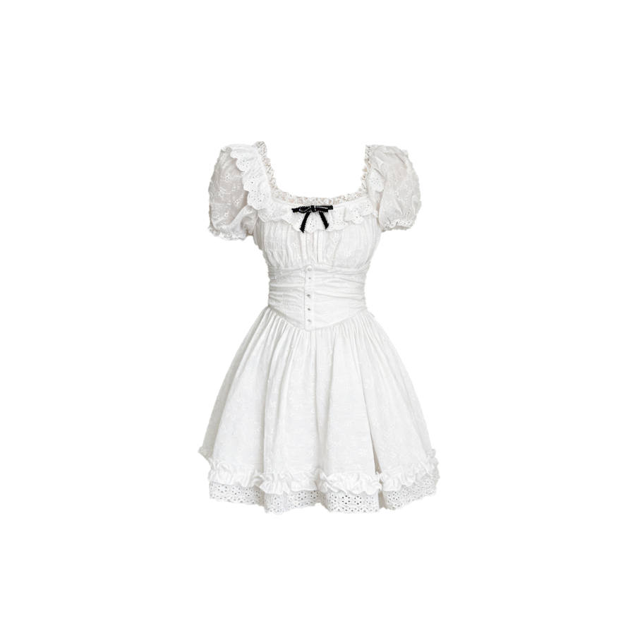 PAVLISOVA Short Sleeved Dress Women's White
