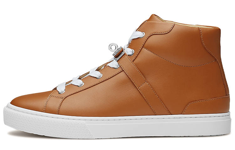 HERMES Daydream High top High top Stylish Skateboarding Shoes Men's Brown
