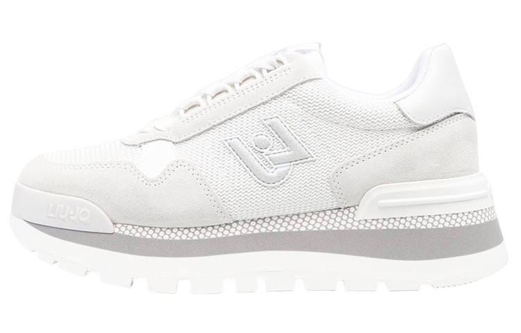 LIU·JO Textile, Leather Low top Sports Casual Shoes Women's White