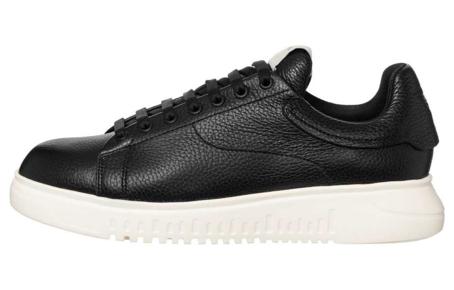 EMPORIO ARMANI Tumbled Low Top Sneakers