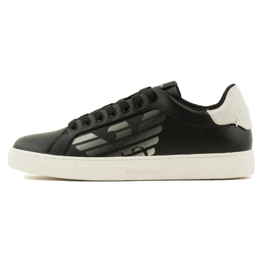 EMPORIO ARMANI ASV Eagle-ebemllished Sneakers