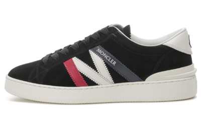 Moncler Low top Skateboard Shoes Men's Black