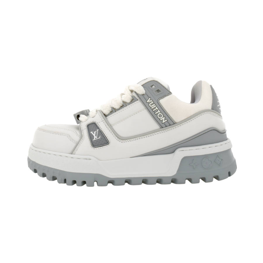 LOUIS VUITTON Trainer Maxi Little Jigglypuff Low top Skateboard Shoes Women's White Gray
