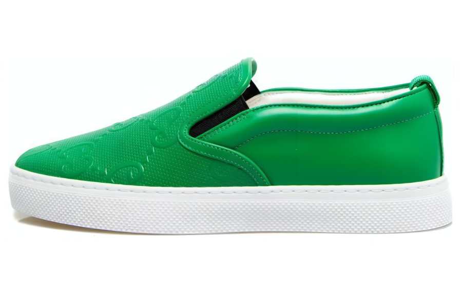 GUCCI Gucci Slip-On 'GG Embossed - Green'
