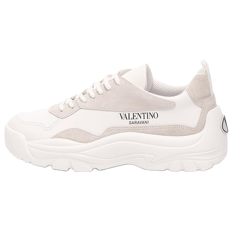Valentino Gumboy Low top Casual Shoes Men's White Gray