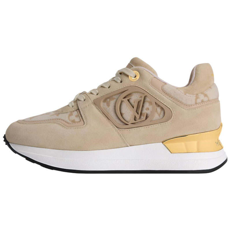 LOUIS VUITTON X Grace Coddington Collaboration, Kitten Catogram Collection Neo Run Away Low top Casual Shoes Women's