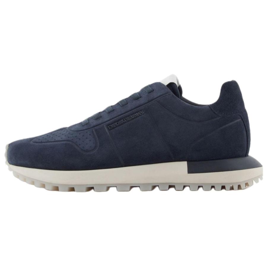 EMPORIO ARMANI Low top Casual Shoes Men's Marine Blue