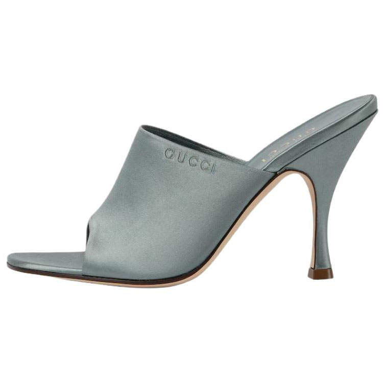 GUCCI Cruise Slide Slippers Women's Light Blue