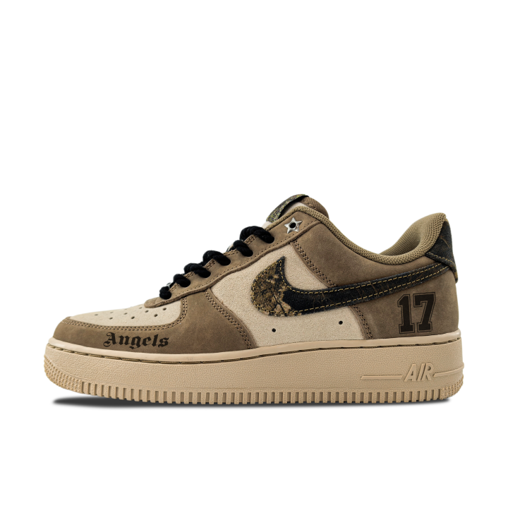 Nike Nike Air Force 1 Suede Low top Skateboard Shoes Men's Brown