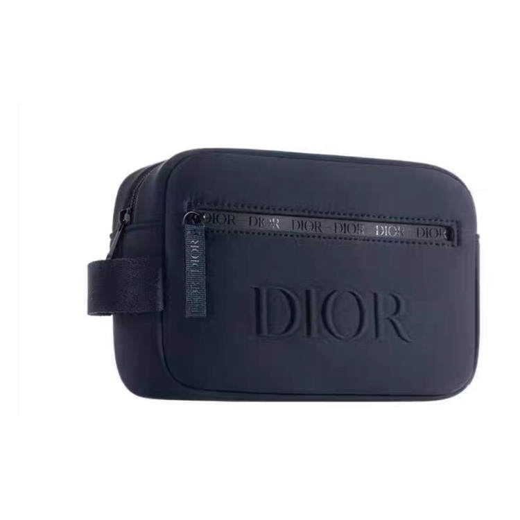DIOR DIOR Wild Navy Blue Memory Foam Makeup Bags Portable