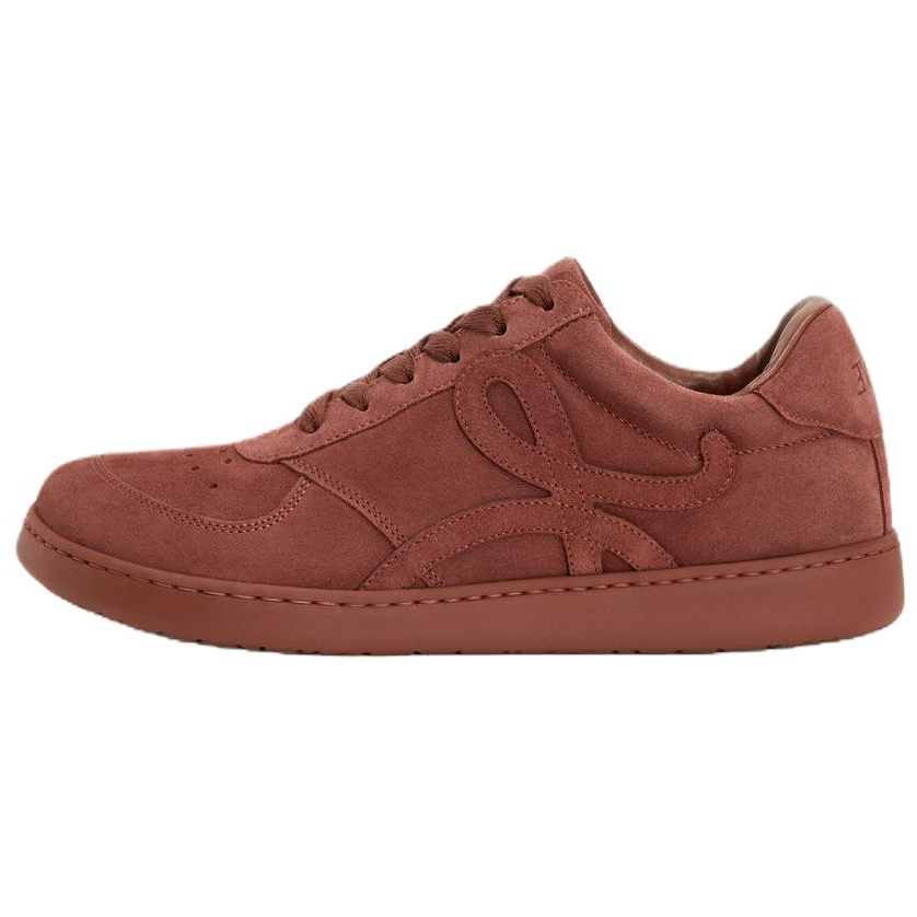 LOEWE Jambo Low top Skateboard Shoes 2.5cm Women's Caramel Red