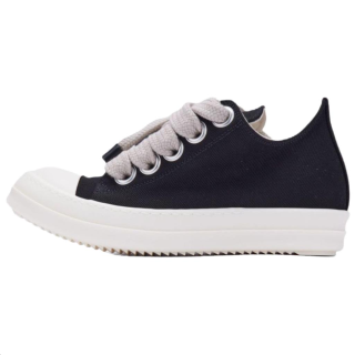 Rick Owens DRKSHDW CONCORDIANS JUMBOLACE Low top Canvas Shoes Men's Black