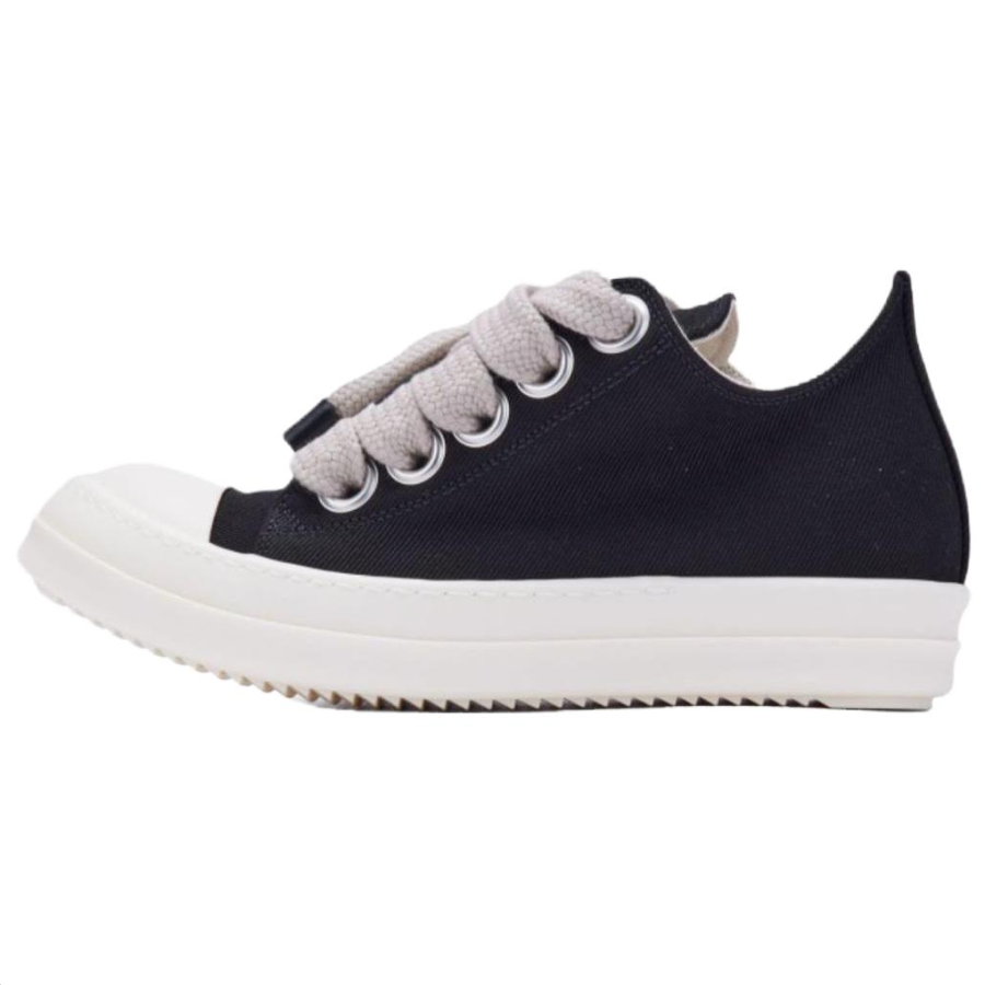 Rick Owens DRKSHDW CONCORDIANS JUMBOLACE Low top Canvas Shoes Men's Black