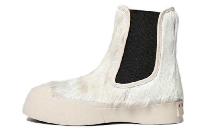 MARNI MARNI Pablo Calf-hair Chelsea Boots