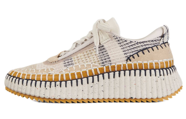 Chloé Chloe Nama Low top Casual Shoes Unisex Beige