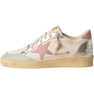 Golden Goose Kids Ballstar Leather Sneakers