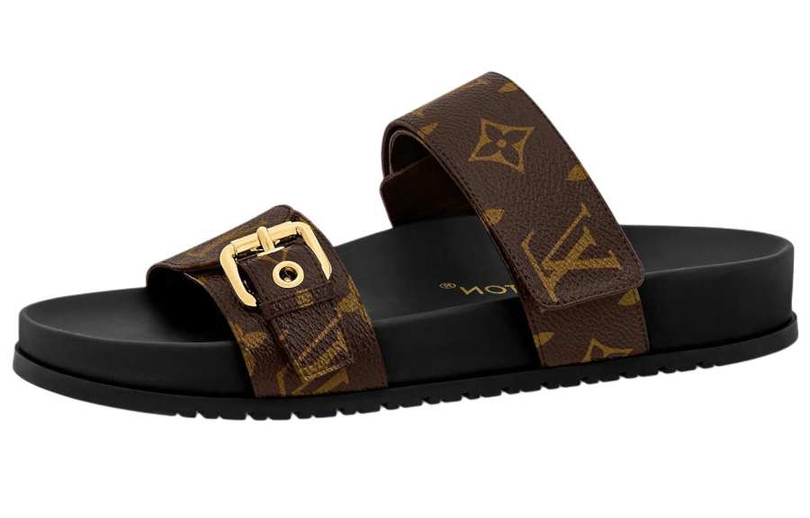 LOUIS VUITTON LOUIS VUITTON Bom Dia Flat Mules Women's