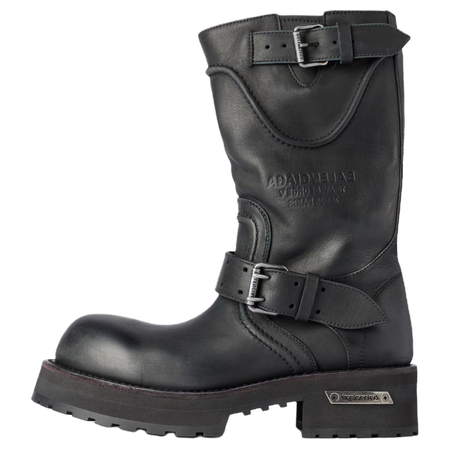 Balenciaga buckle-strap biker boots Women's