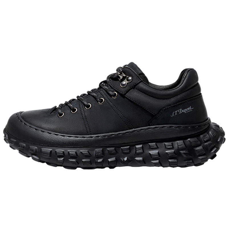 S.T.Dupont S. T.DUPONT Leather Low top Casual Shoes Men's Black