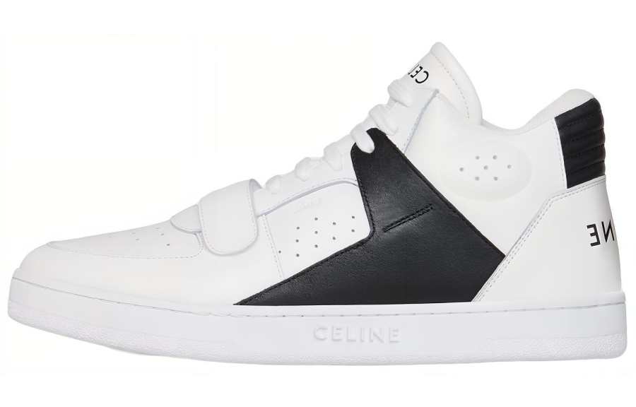 CELINE CT 02 Skateboard Shoes Women's White Black