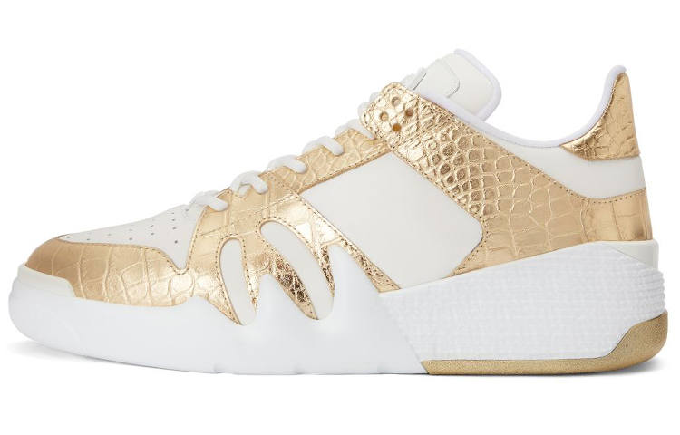 Giuseppe Zanotti Talon crocodile-effect leather low-top sneakers