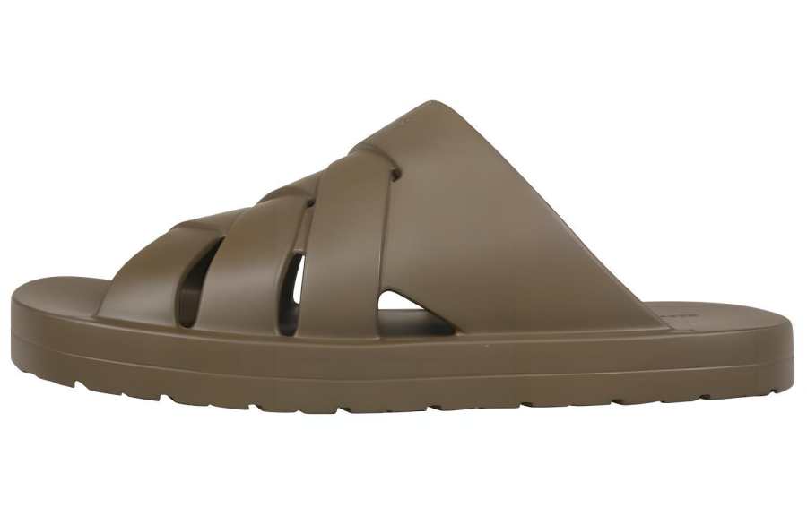 Bottega Veneta Intreccio Slip On Sandals