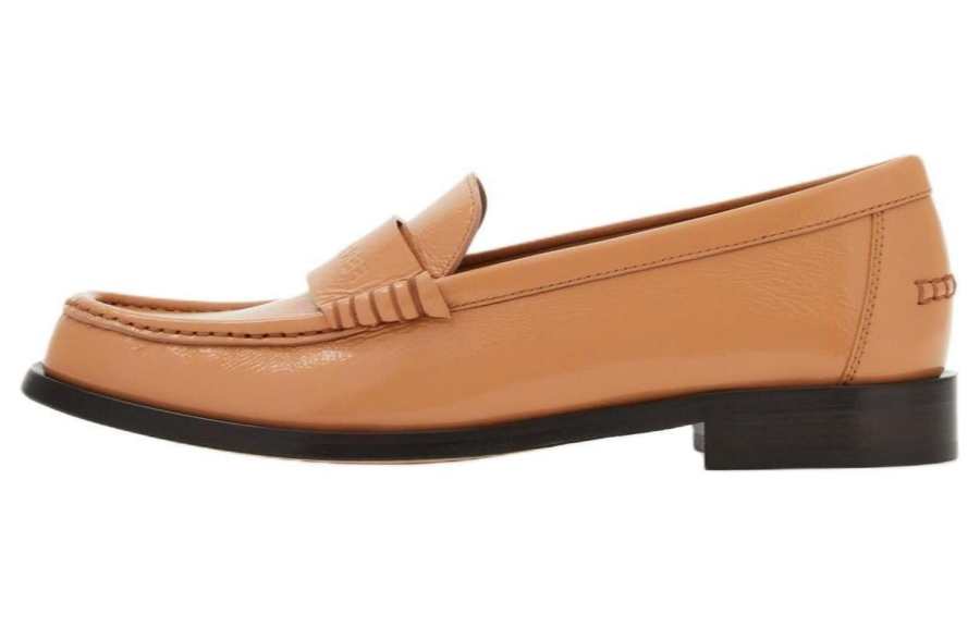 Ferragamo FERRAGAMO Irina Round-toe Leather Loafers