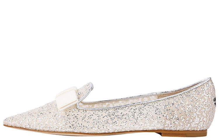 Jimmy Choo Zhou Yangjie Casual Shoes Women's Silver
