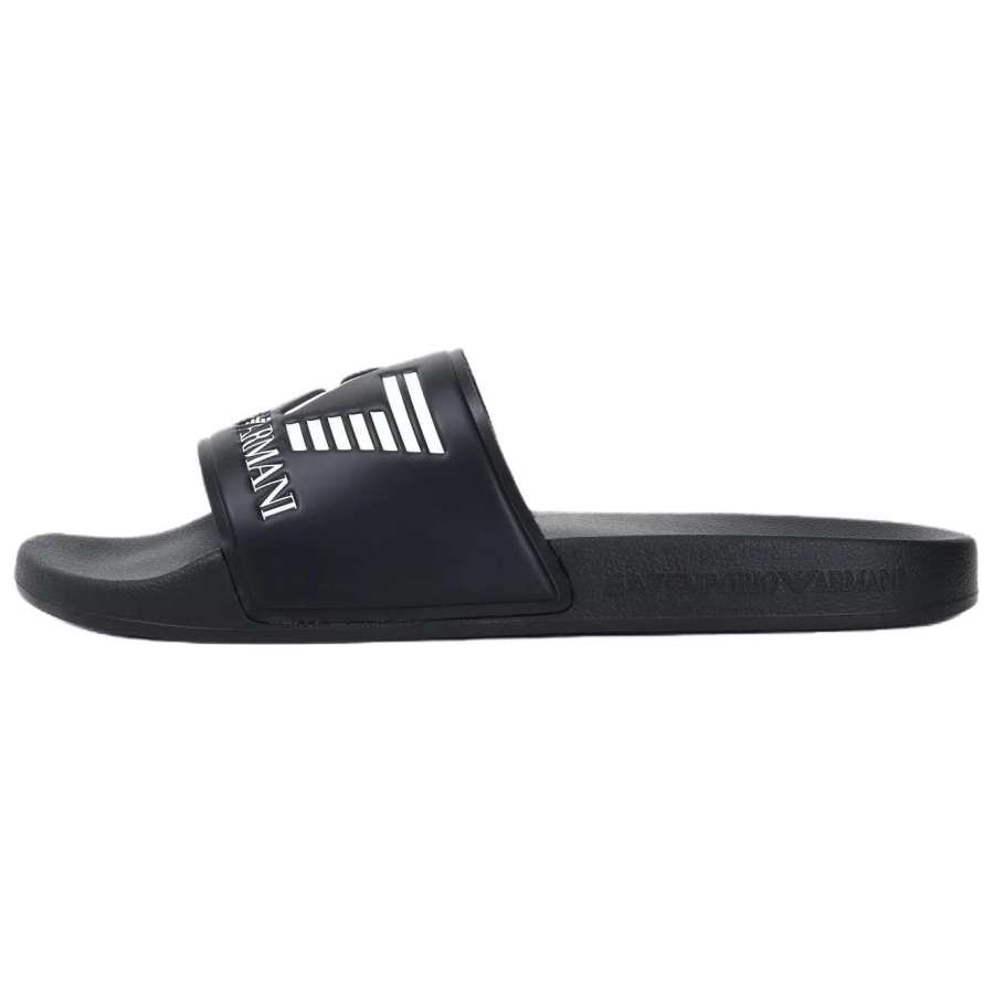 EMPORIO ARMANI EA7 Quiet Slide Slippers Unisex Black