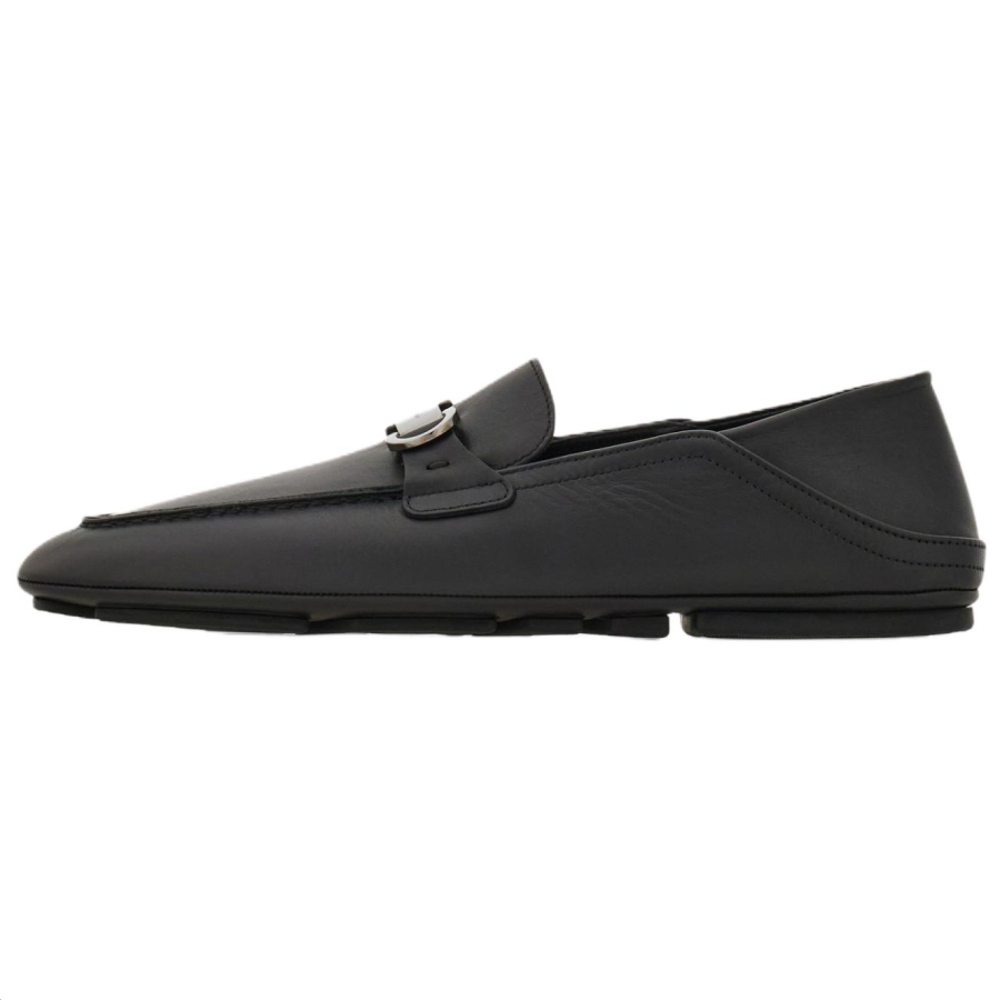 Ferragamo FERRAGAMO Gancini Loafers Men's Black