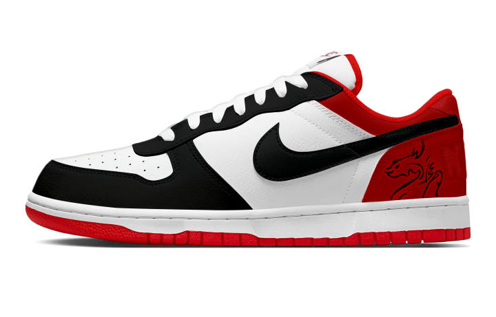 Nike Nike Big Horse Year Totem Low top Skateboard Shoes Men's Black Red