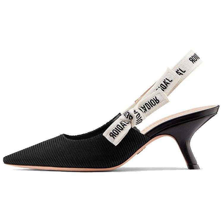 DIOR J'Adior Irregular Heel High Heels 6.5cm Women's Black