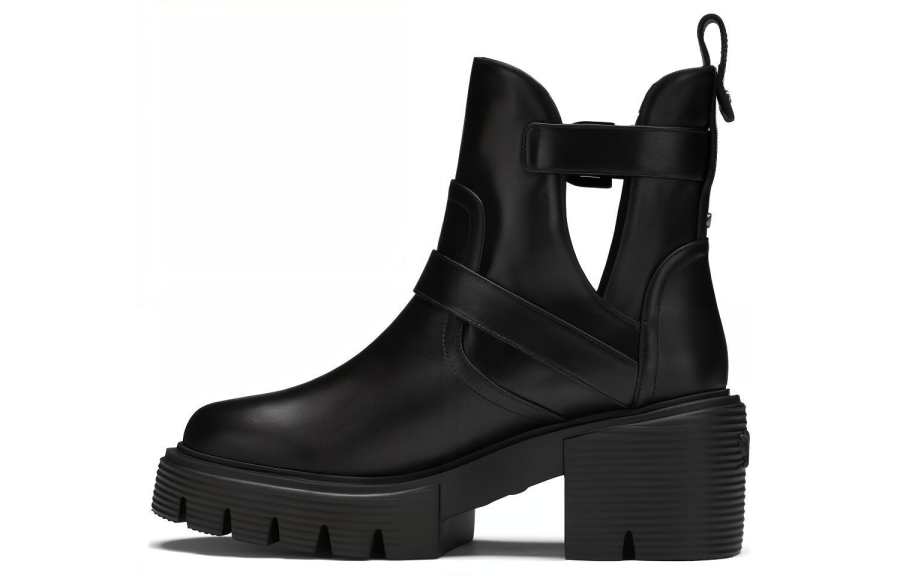 Stuart Weitzman Stuart Weitzman/SW Maverick Leather Ankle Boots Women's Black