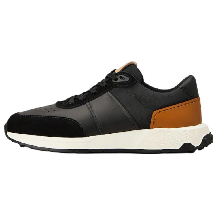 TOD'S Leather Low top Casual Shoes Men's Black