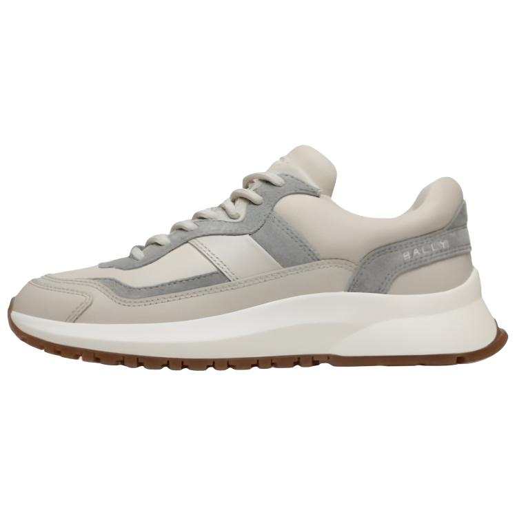 BALLY Outline Cow Leather Low top Casual Shoes Women's White
