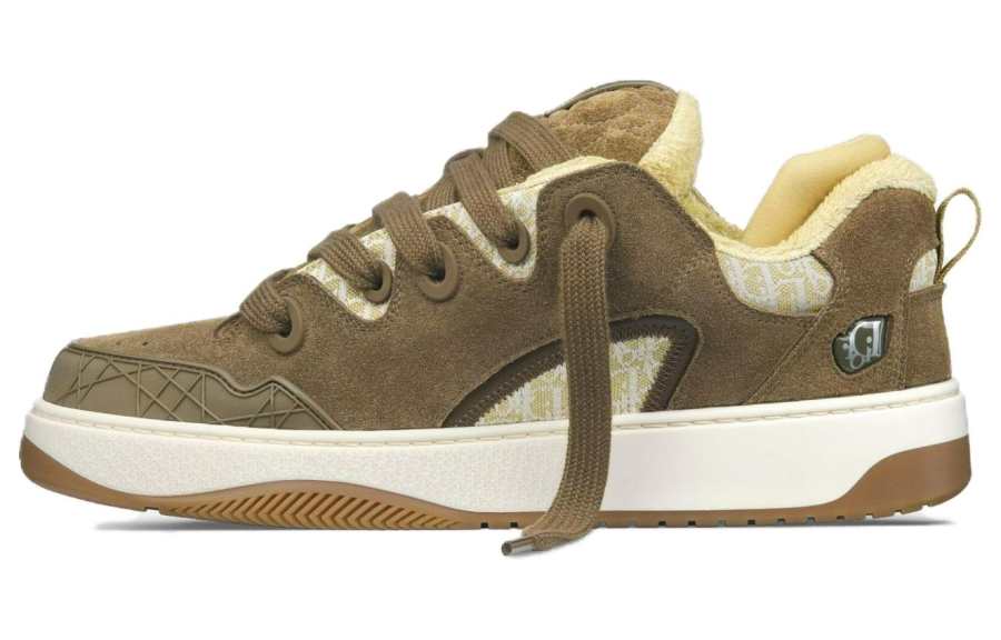 DIOR DIOR B9S Skater Khaki Suede