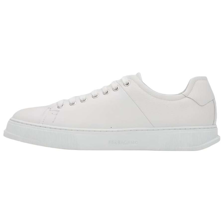 Ferragamo FERRAGAMO Lace-up Leather Sneakers