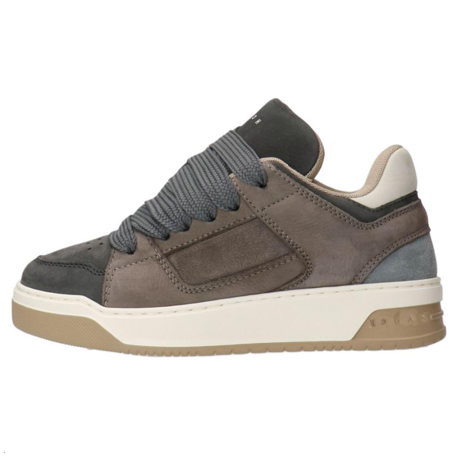 HOGAN H667 Suede Low top Skateboard Shoes 4cm Women's Black