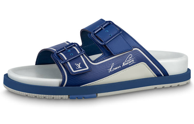 LOUIS VUITTON LOUIS VUITTON Trainer Mules Blue