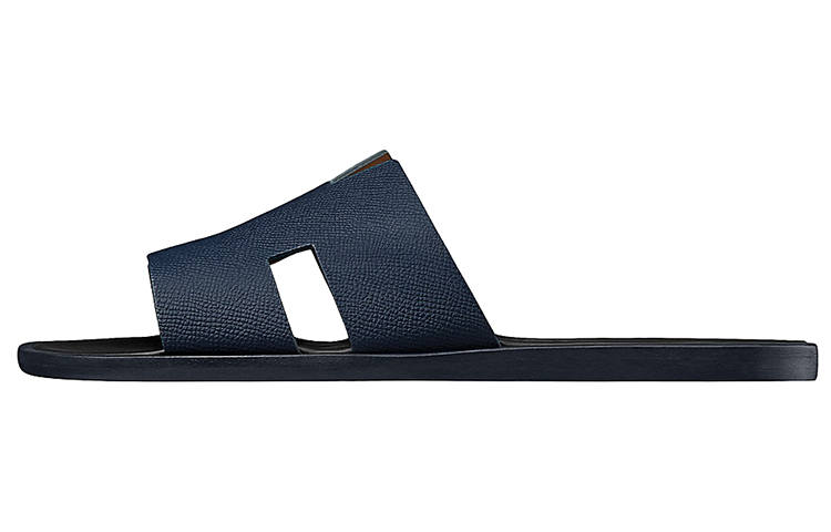 HERMES HERMES Izmir Sandal Marine Epsom Leather