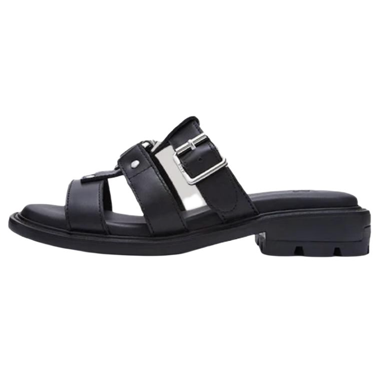 Both Both ReRe Slide Slippers Unisex Black